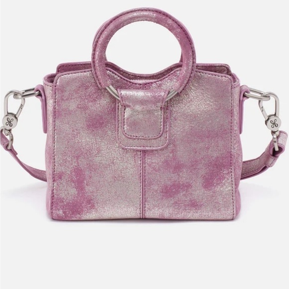 COPY - Hobo NWT hot Pink metallic leather mini crossbody/satchel with shoulder … - Picture 10 of 12